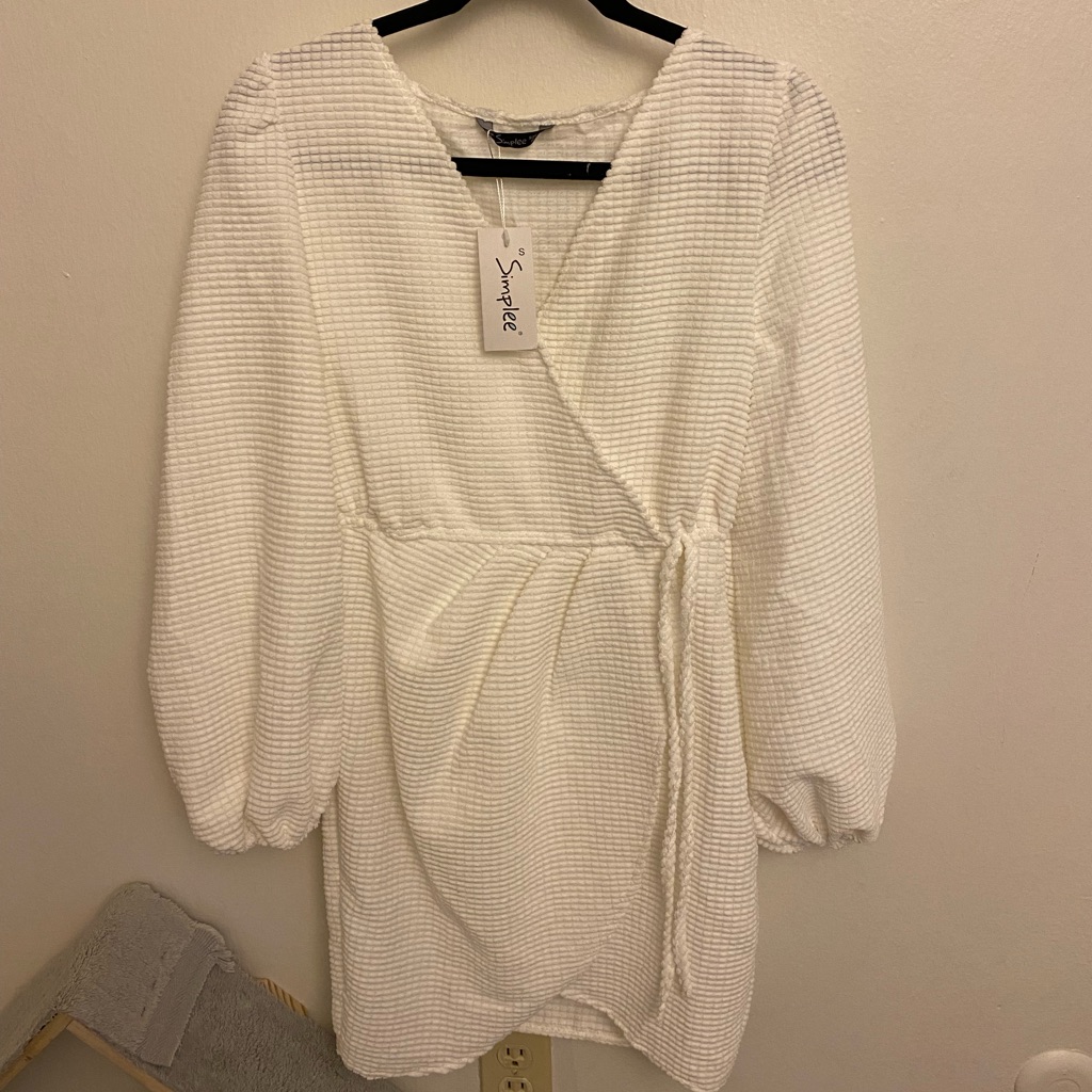 Simplee White Dress